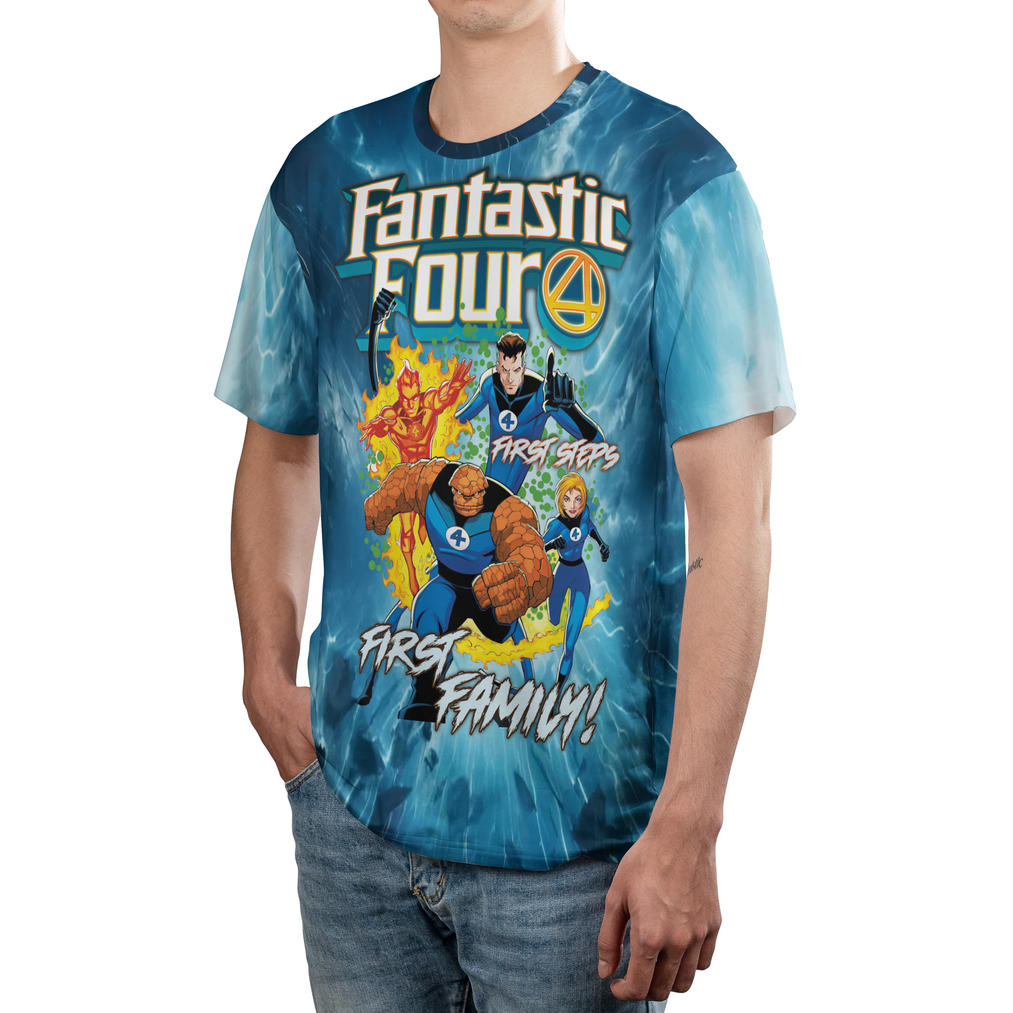 Fantastic Four First Steps Tee 3D - Image 2