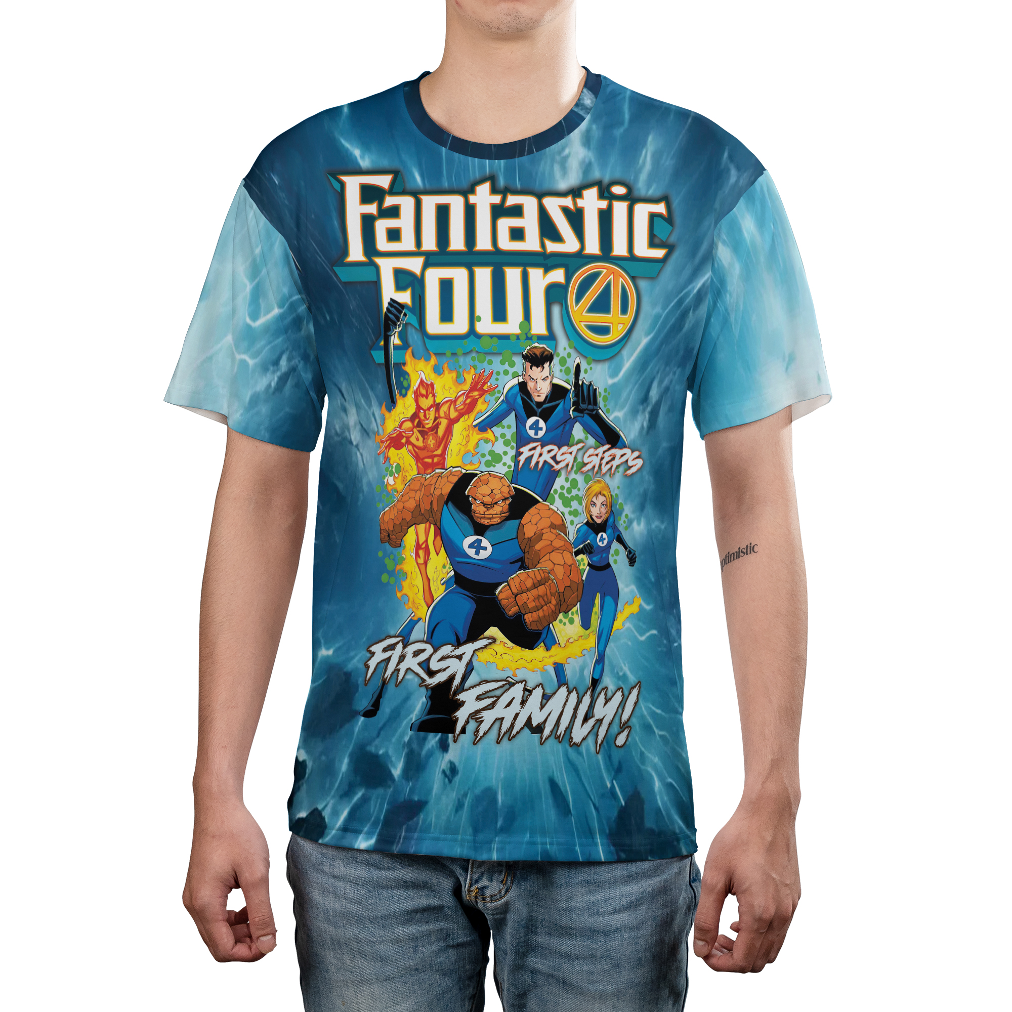Fantastic Four First Steps Tee 3D - Image 4
