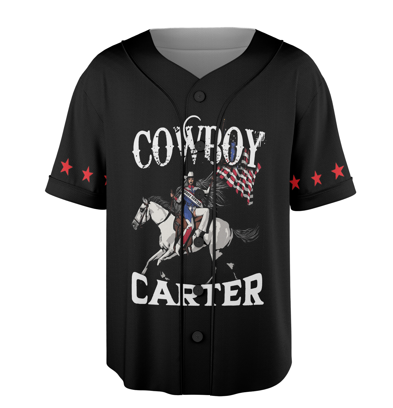 Beyonce Houston Inspired Baseball Jersey, Cowboy Carter Tour Jersey, H-Town Country Tour Concert Tee - Image 3