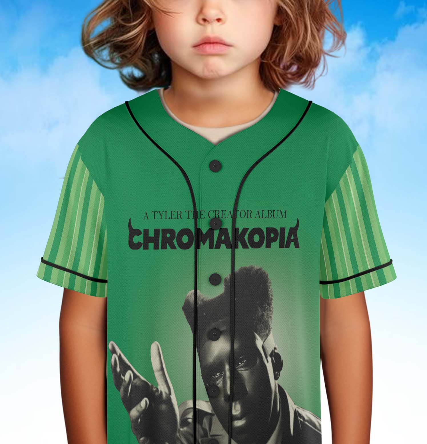 Tyler the Creator Hip-Hop Baseball Jersey, Stylish Unique Music Jersey - Image 4