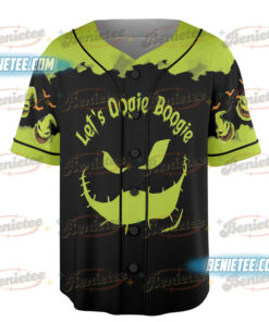 Alternative view of Halloween Boogie Baseball Jersey, The Nightmare Before Christmas, Oogie Boogie Jersey