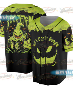 Halloween Boogie Baseball Jersey, The Nightmare Before Christmas, Oogie Boogie Jersey