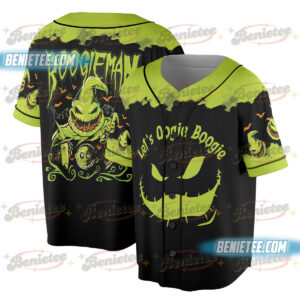 Halloween Boogie Baseball Jersey, The Nightmare Before Christmas, Oogie Boogie Jersey