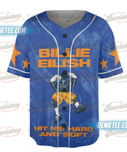 Alternative view of Hit Me Hard Album Baseball Jersey, Billie – 2025 Tour Jersey