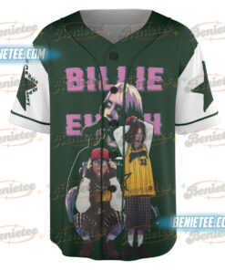 Alternative view of Billie Eilish Perfume Inspired Baseball Jersey