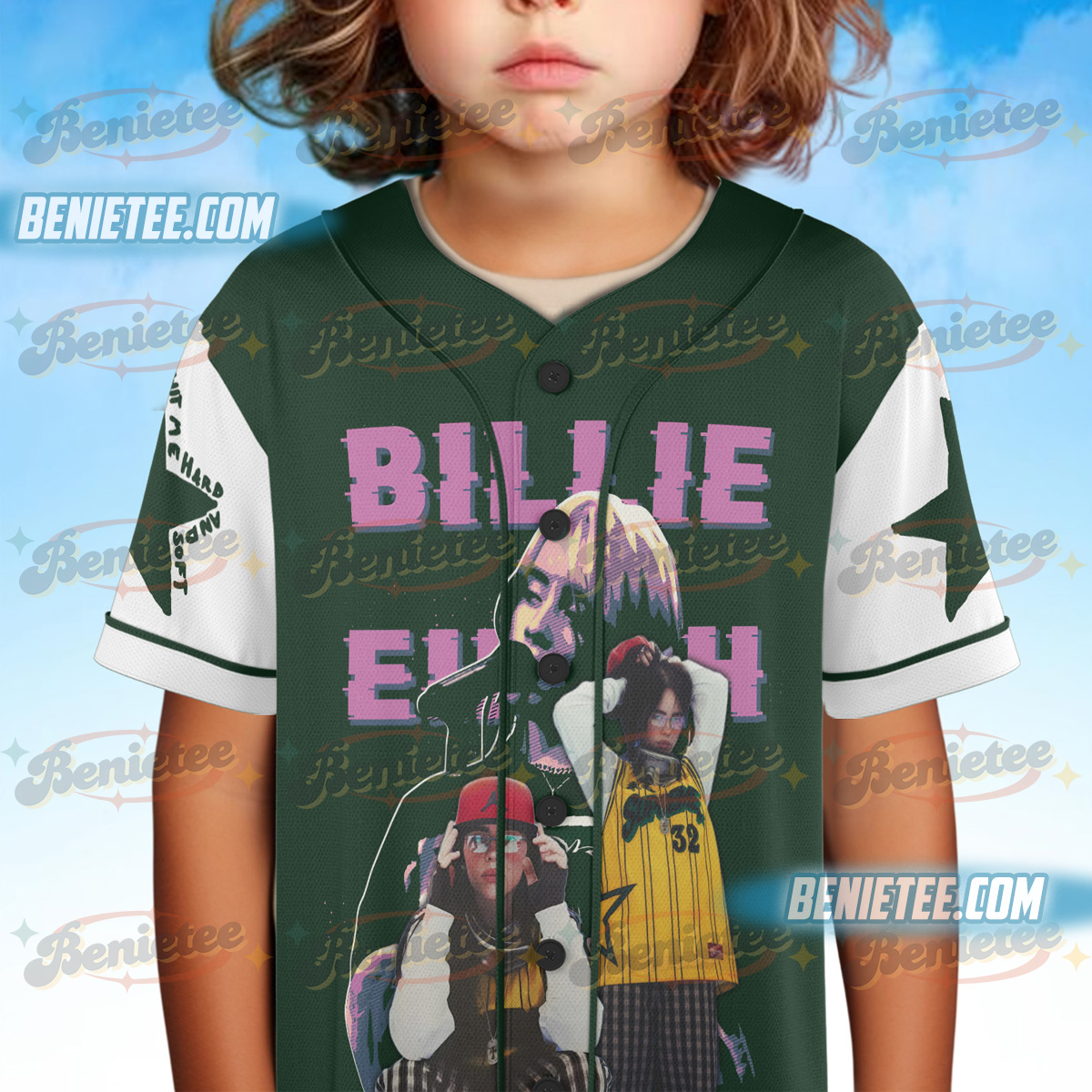 Billie Eilish Perfume Inspired Baseball Jersey - Image 4