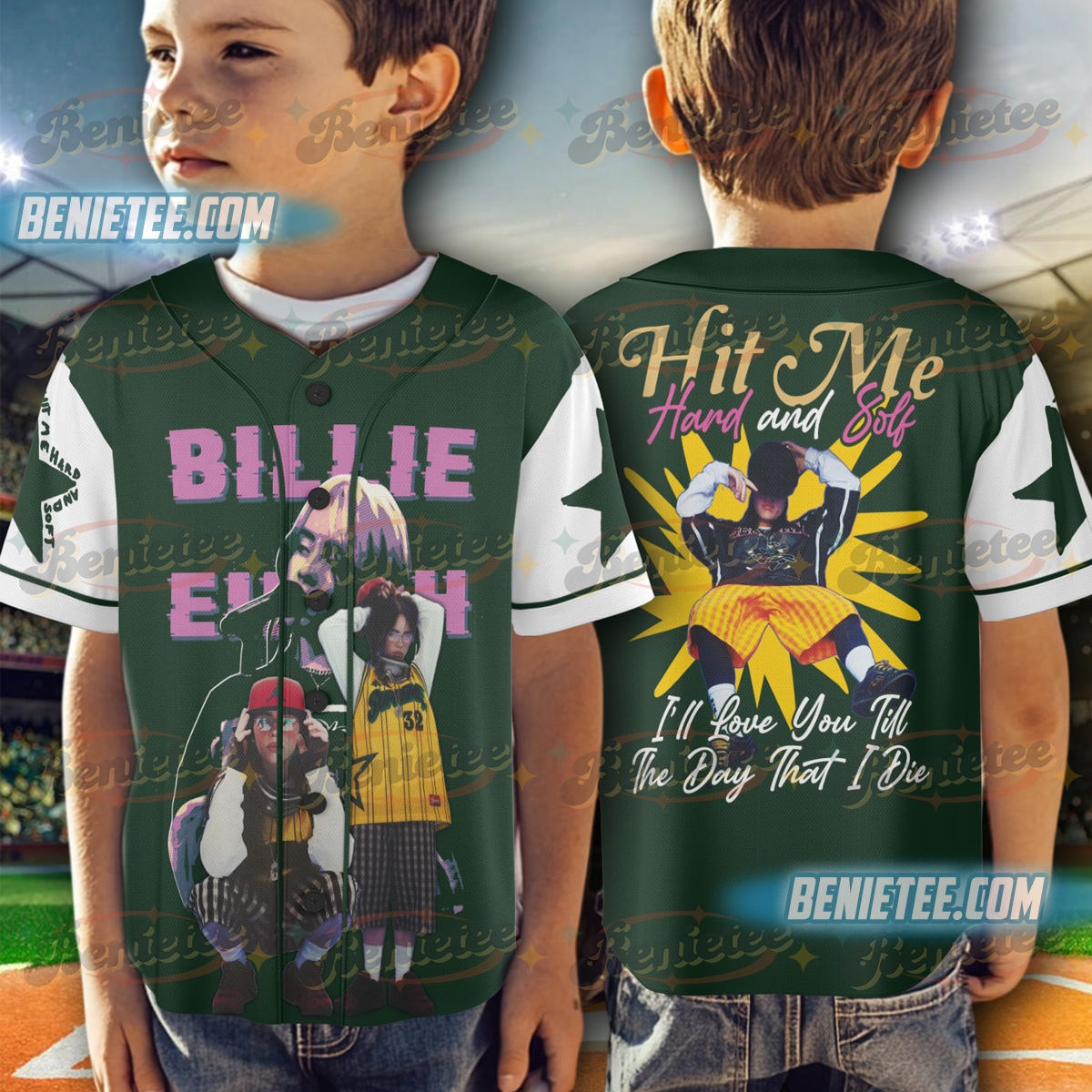 Billie Eilish Perfume Inspired Baseball Jersey - Image 6