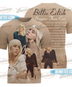 Billie Eilish Happier Than Ever T-Shirt 3D
