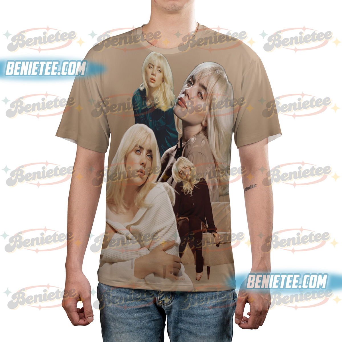 Billie Eilish Happier Than Ever T-Shirt 3D - Image 2