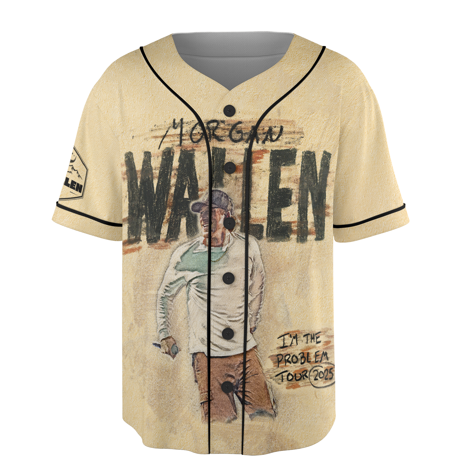 Morgan I'm The Problem Tour 2025 Jersey, Wallen Concert 2025, Mor-gan Wallen Fan Jersey, Mor-gan Wallen Merch, Country Music - Image 2