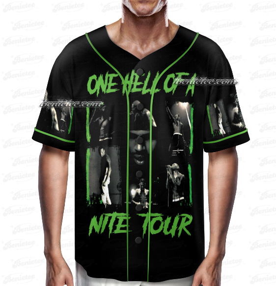 Chris Brown Hip Hop Washed Baseball Jersey - Image 2