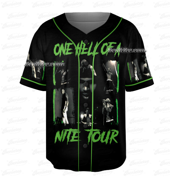 Chris Brown Hip Hop Washed Baseball Jersey - Image 5