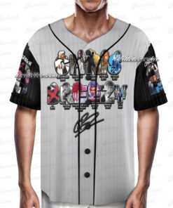 Alternative view of Chris Brown XX Tour Baseball Jersey, Chris Brown Breezy
