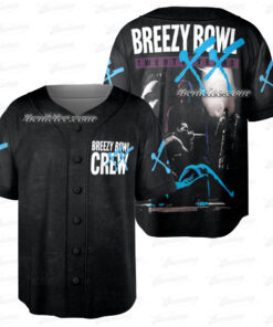 Alternative view of Chris Brown Vintage Middle Finger Vintage Baseball Jersey