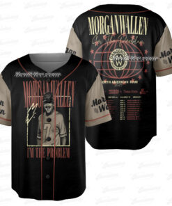 Alternative view of Morgan Wallen Vintage Bootleg Baseball Jersey