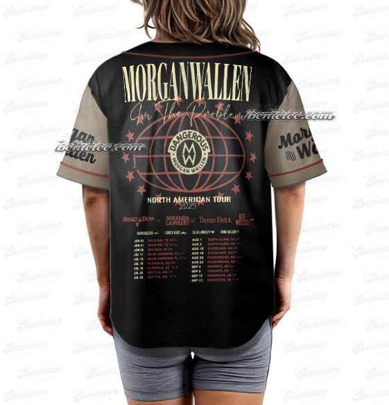 Morgan Wallen Vintage Bootleg Baseball Jersey - Image 3