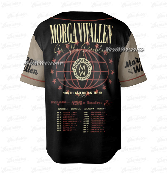 Morgan Wallen Vintage Bootleg Baseball Jersey - Image 4