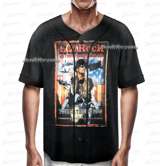 *Flawed* 2009 KID ROCK TOUR TROOPS Jersey - Image 6