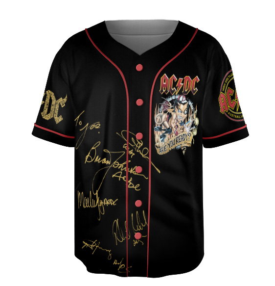 ACDC PWR UP 2025 Tour Jersey, Classic Rock Band Outfit - Image 2