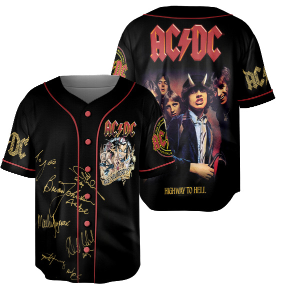 ACDC PWR UP 2025 Tour Jersey, Classic Rock Band Outfit - Image 5