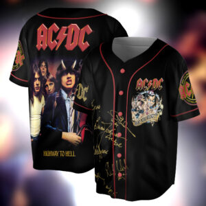 ACDC PWR UP 2025 Tour Jersey, Classic Rock Band Outfit