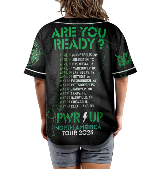 ACDC Concert Tour 2025 Jersey, Rock and Roll Band Jersey - Image 4