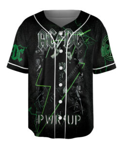 Alternative view of ACDC Concert Tour 2025 Jersey, Rock and Roll Band Jersey
