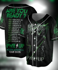 ACDC Concert Tour 2025 Jersey, Rock and Roll Band Jersey