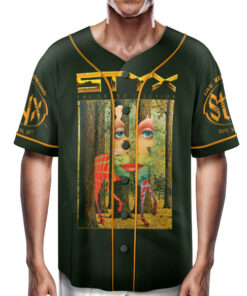 Alternative view of Styx The Grand Illusion Black Adult Jersey, Music Band Shirt