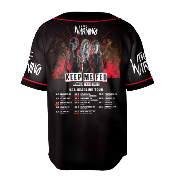 The warning Keep Me Fed World Tour Jersey, The warning Tour 2025 Jersey - Image 2