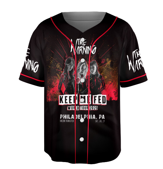 The warning Keep Me Fed World Tour Jersey, The warning Tour 2025 Jersey - Image 3