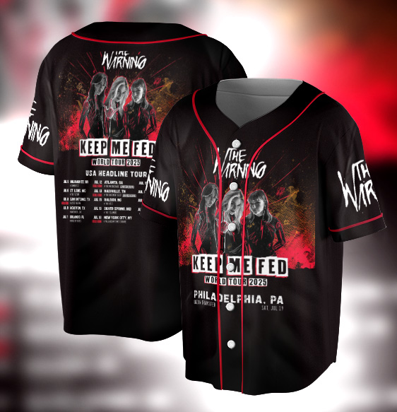 The warning Keep Me Fed World Tour Jersey, The warning Tour 2025 Jersey