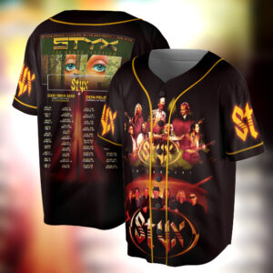 2025 Styx Band The Grand Illusion Tour Jersey, Styx 2025 Concert Shirt