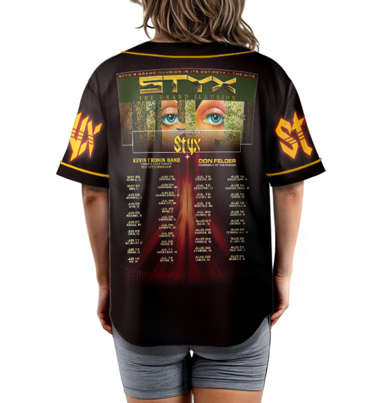 2025 Styx Band The Grand Illusion Tour Jersey, Styx 2025 Concert Shirt - Image 4