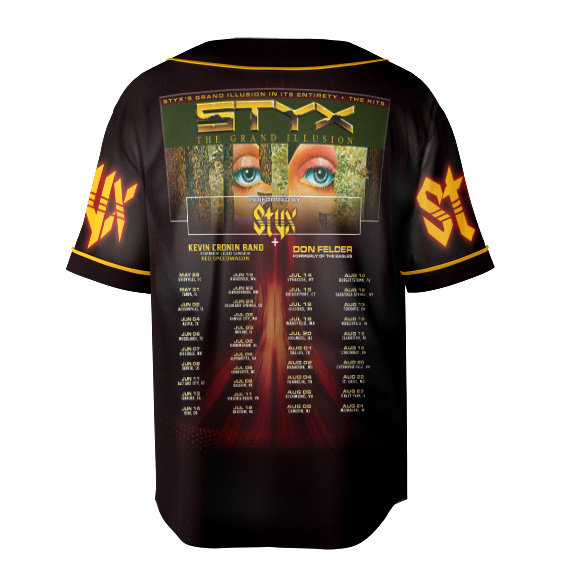 2025 Styx Band The Grand Illusion Tour Jersey, Styx 2025 Concert Shirt - Image 5