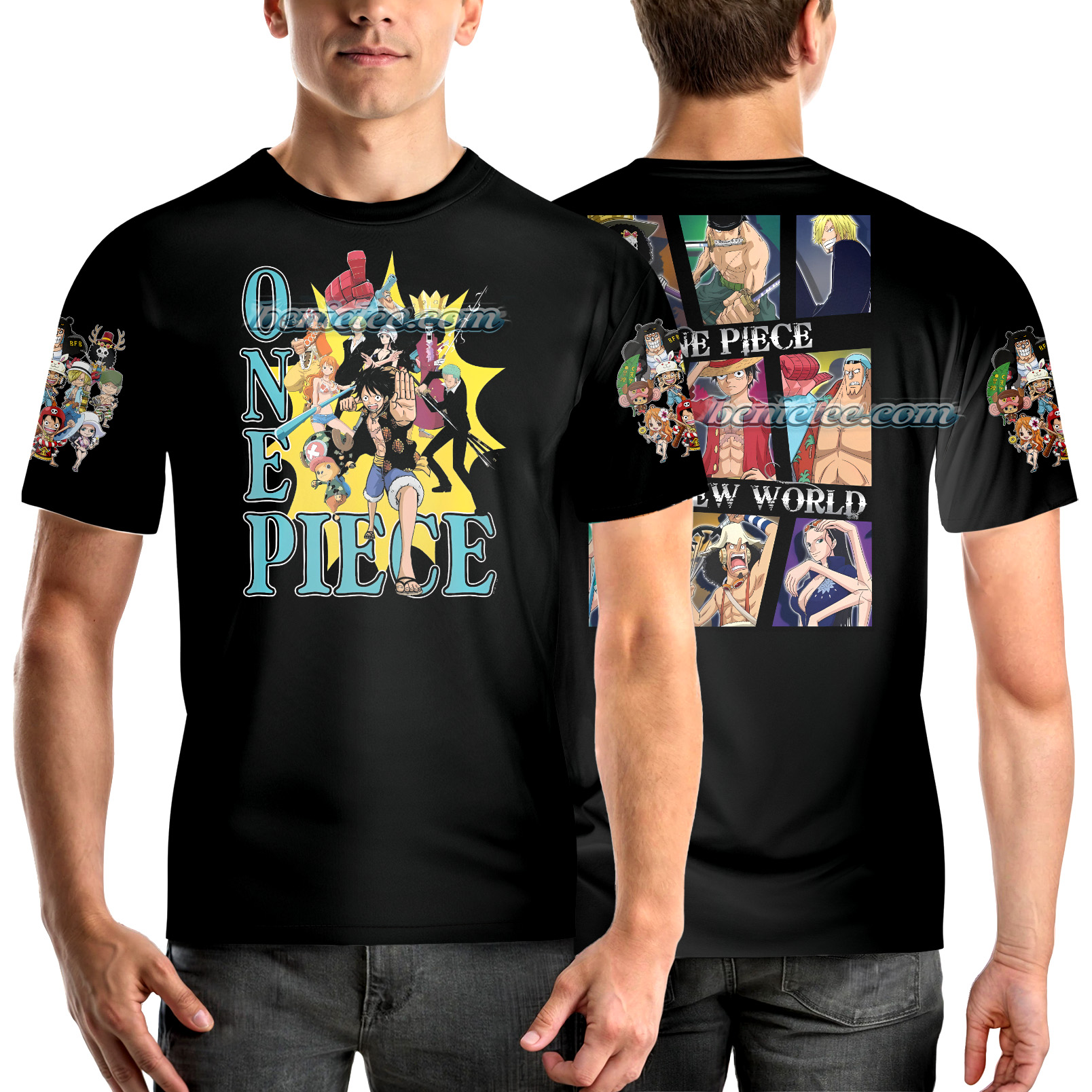 One Piece Anime 3D T-Shirt, Monkey D. Luffy T-Shirt - Image 2