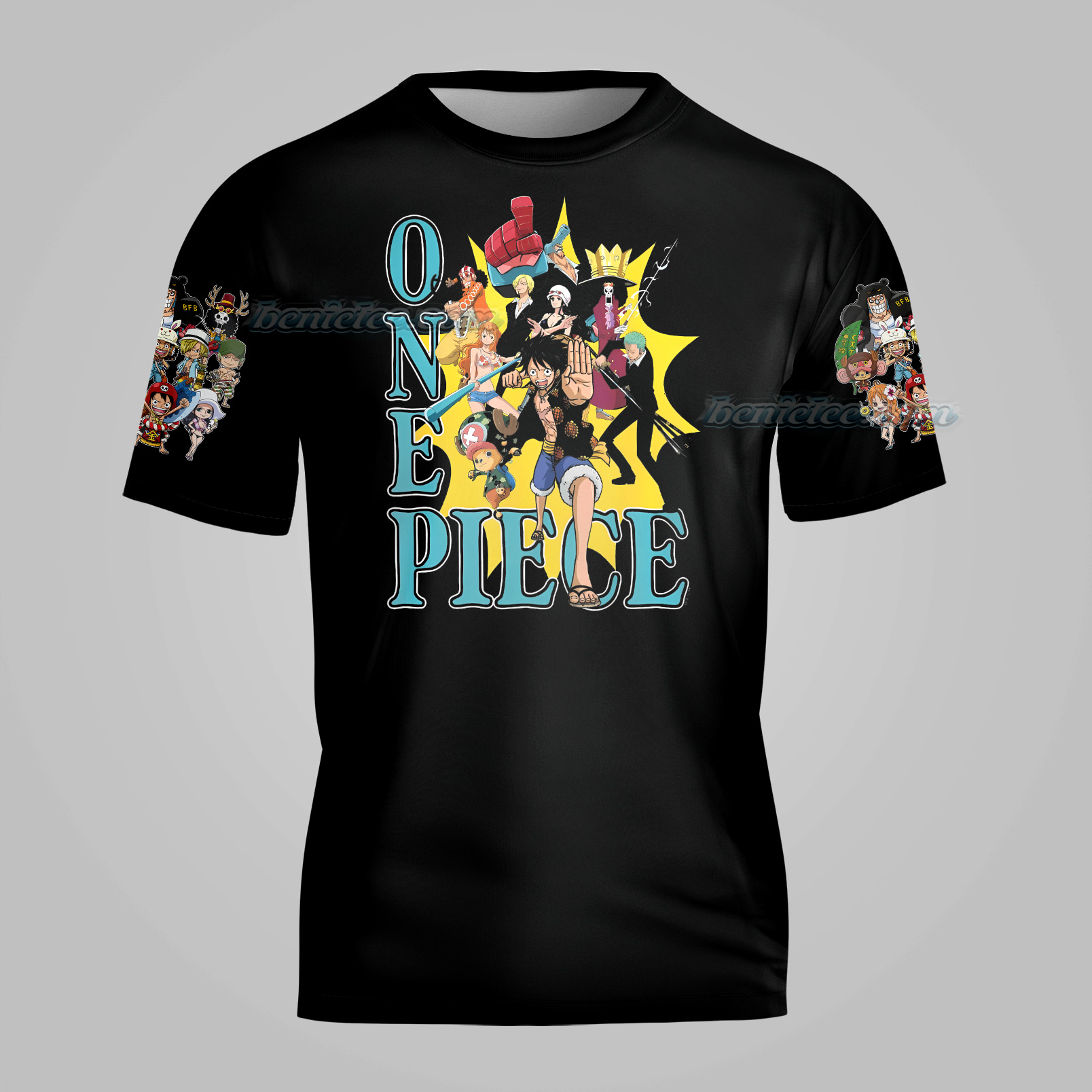 One Piece Anime 3D T-Shirt, Monkey D. Luffy T-Shirt - Image 3