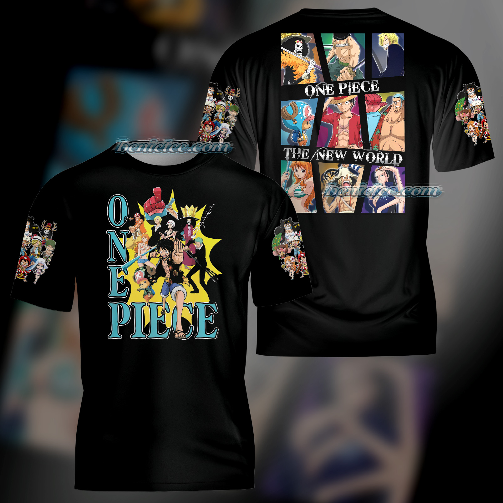 One Piece Anime 3D T-Shirt, Monkey D. Luffy T-Shirt