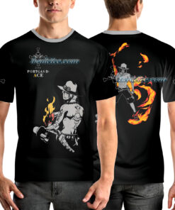 Alternative view of One Piece Luffy 3D T-Shirt – "I'm Gonna Be the Pirate King" Anime Graphic Tee – Straw Hat Crew Shirt