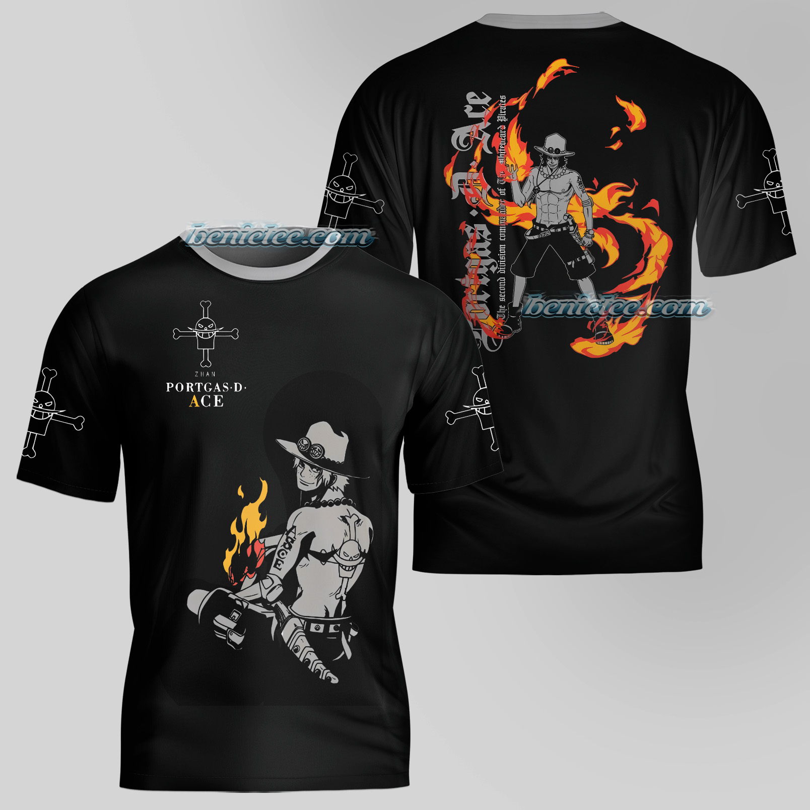 One Piece Luffy 3D T-Shirt – "I'm Gonna Be the Pirate King" Anime Graphic Tee – Straw Hat Crew Shirt - Image 3