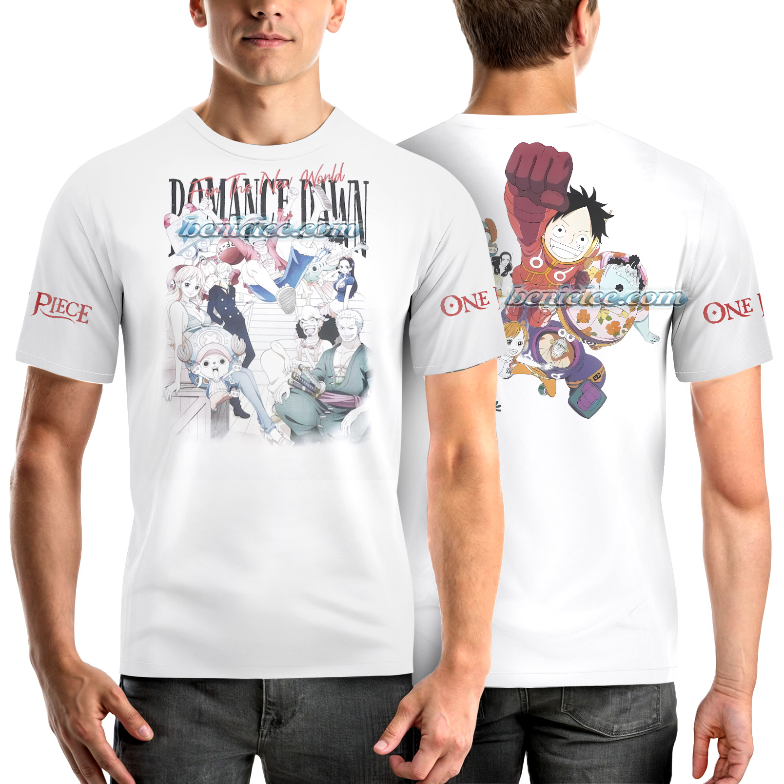 One Piece Monkey D. Luffy Gear 5 Framed 3D T-Shirt - Image 2