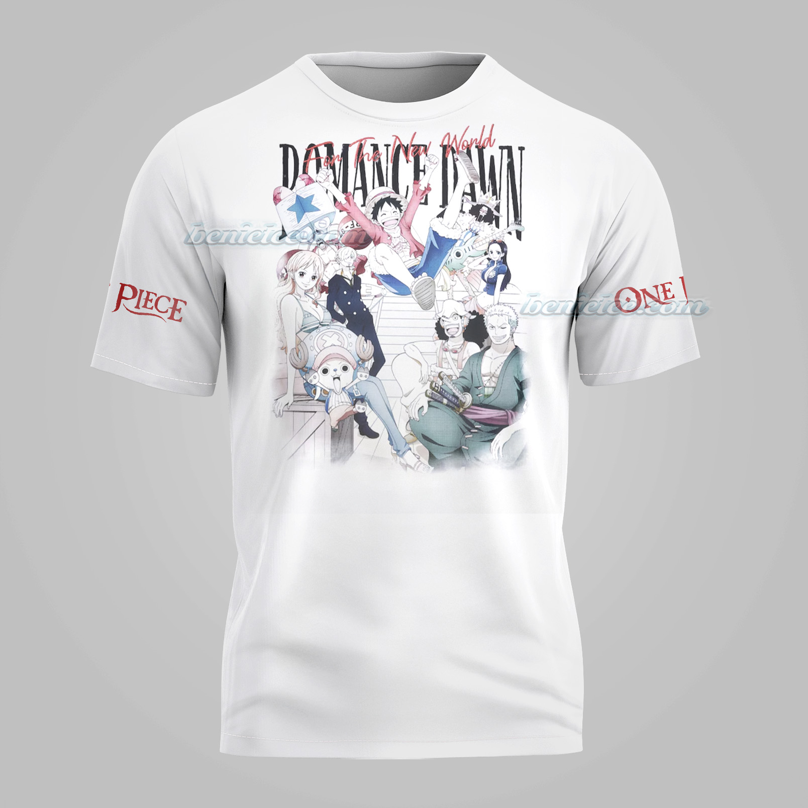 One Piece Monkey D. Luffy Gear 5 Framed 3D T-Shirt - Image 4