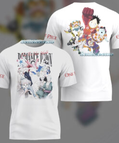 One Piece Monkey D. Luffy Gear 5 Framed 3D T-Shirt