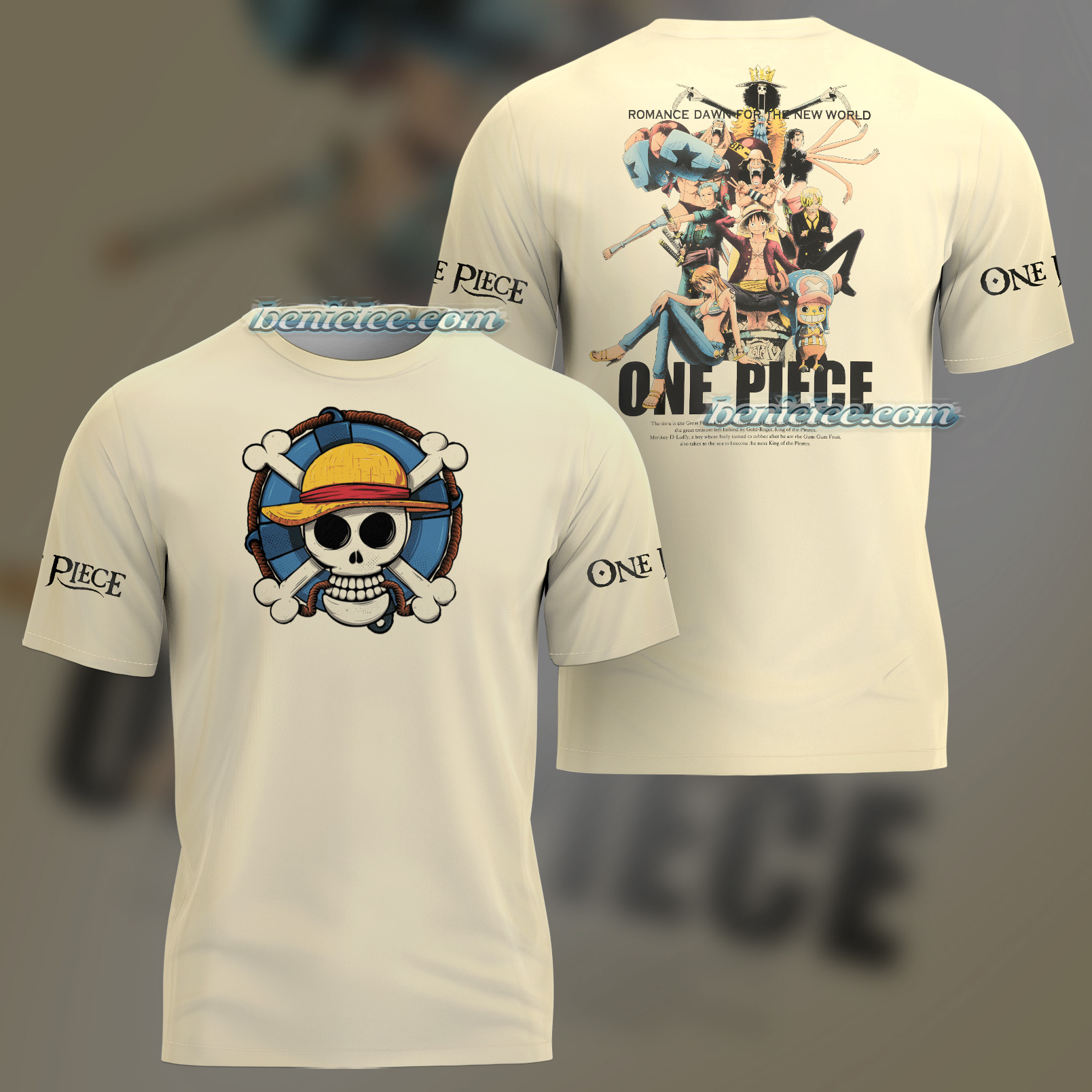 One Piece Straw Hat Anime 3D T-Shirt