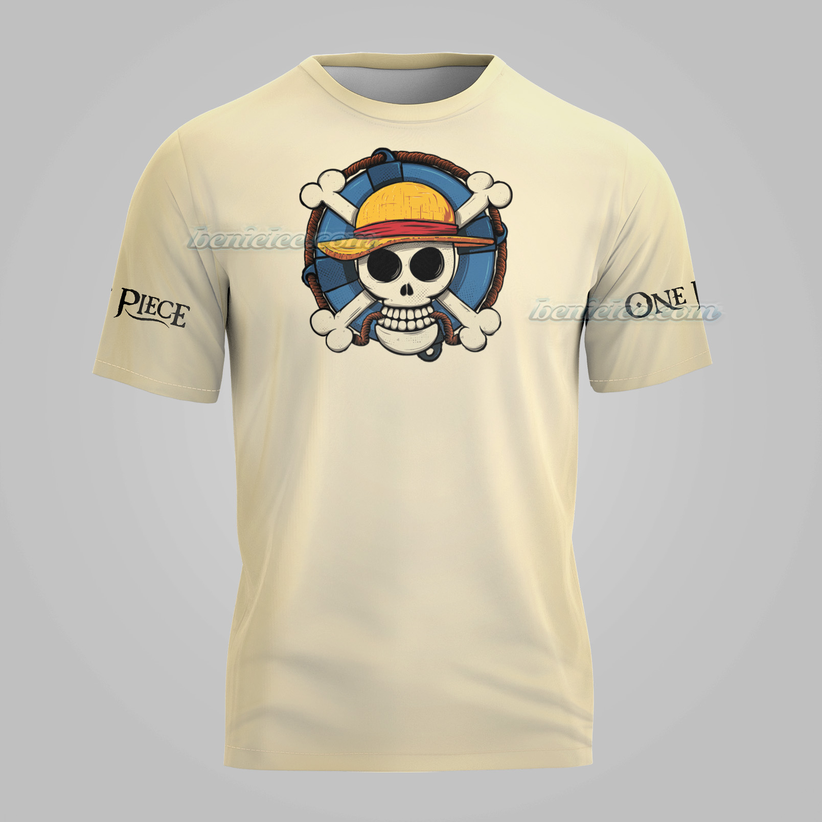 One Piece Straw Hat Anime 3D T-Shirt - Image 4