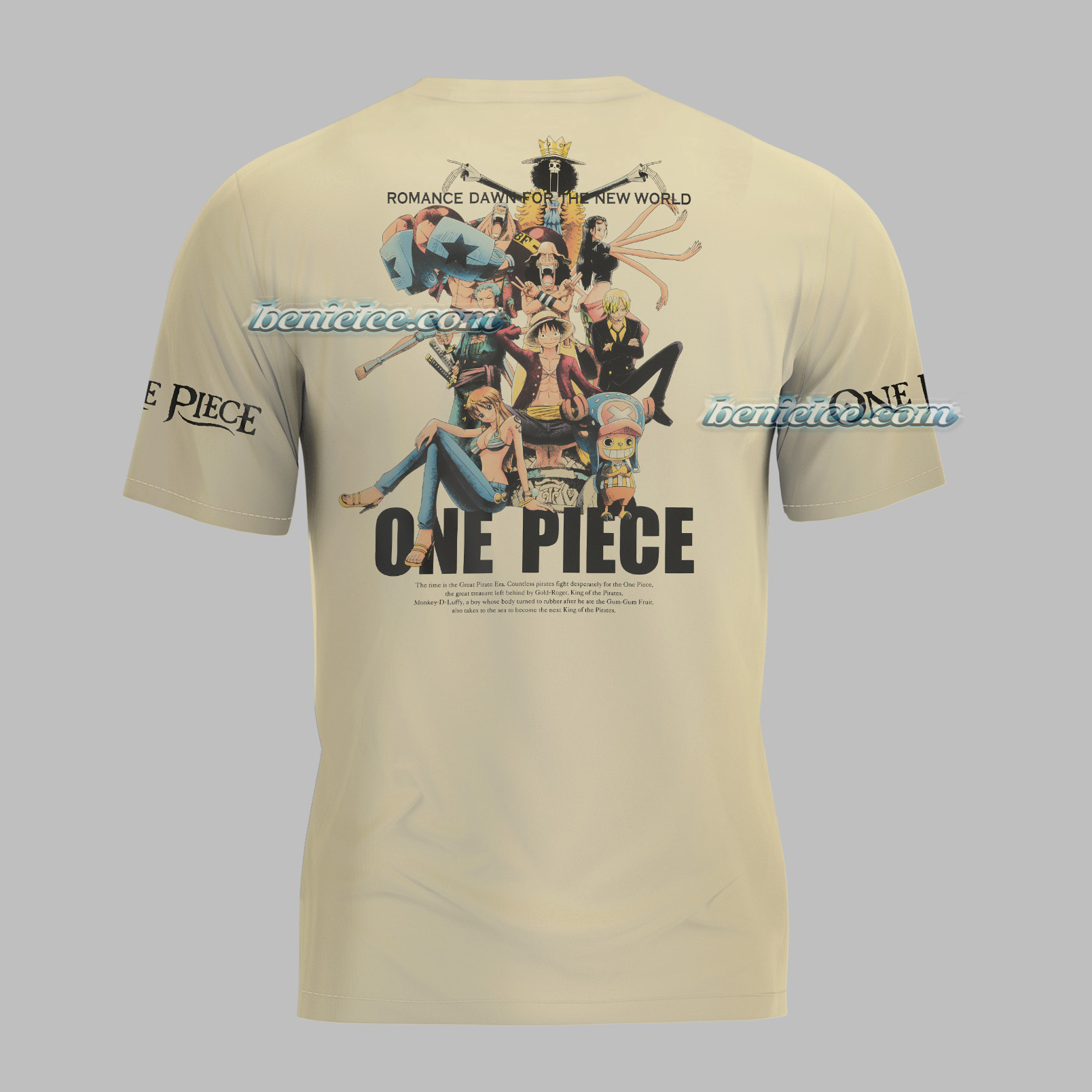 One Piece Straw Hat Anime 3D T-Shirt - Image 5