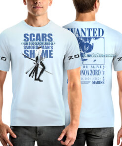 Alternative view of One Piece Roronoa Zoro Bandana Anime 3D Tee