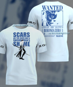 One Piece Roronoa Zoro Bandana Anime 3D Tee