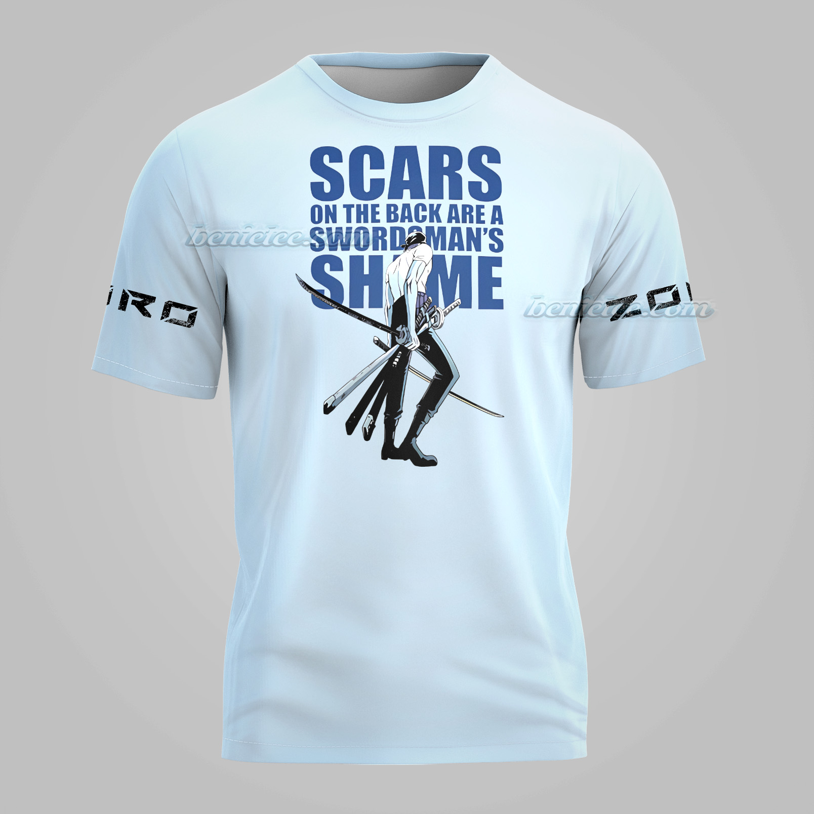 One Piece Roronoa Zoro Bandana Anime 3D Tee - Image 3