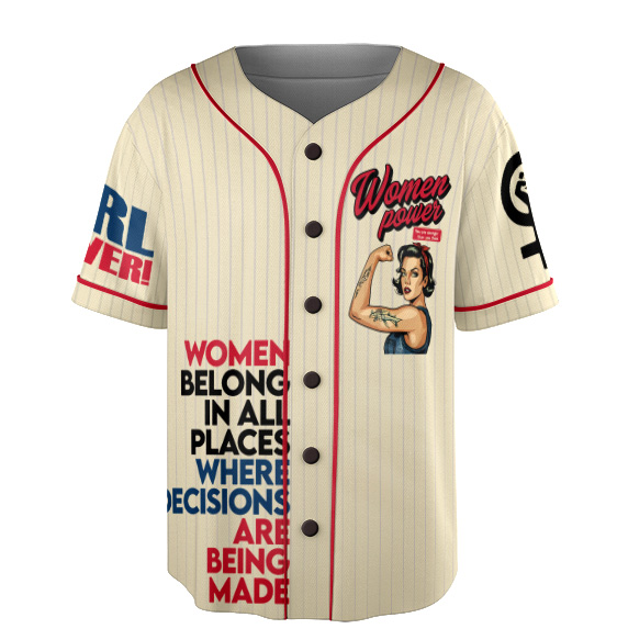 Girls Will be Girls 4th of July Jersey, Patriotic Feminist Shirt - Image 5